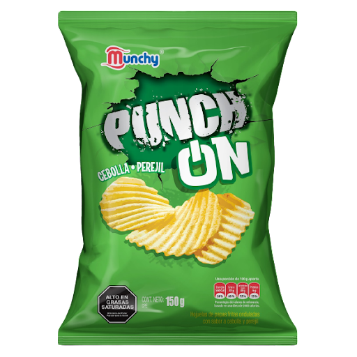 PAPAS PUNCH ON CEBOLLA Y PEREJIL 80GR